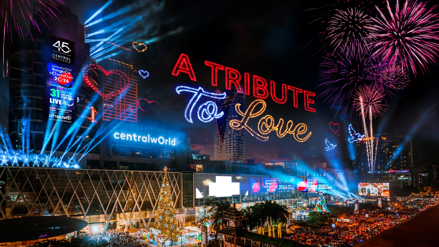 สนุกที่สุดแห่งปี centralwOrld Bangkok Countdown 2026